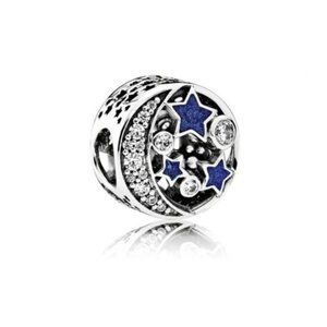 RETIRED Authentic Pandora Vintage Night Sky Charm